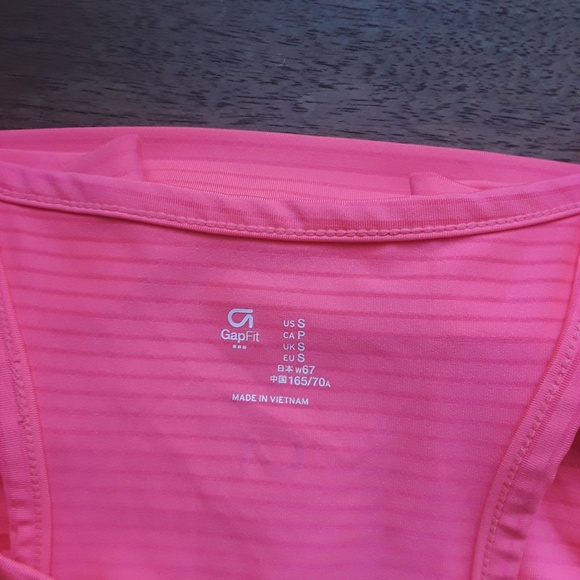 2 Gap Fit Neon Racer Back Tanks - Picture 6 of 6